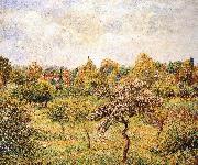 Camille Pissarro The apple trees on the lawn Spain oil painting artist